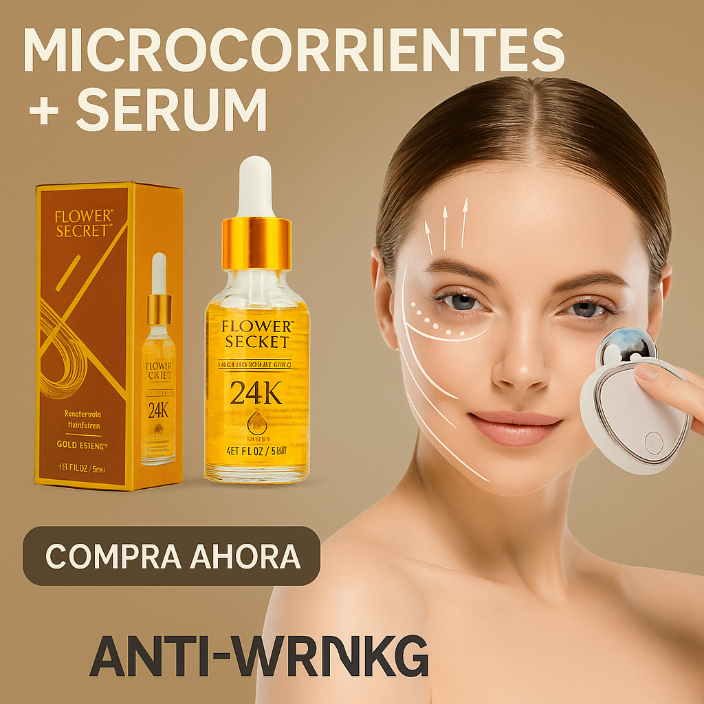 Masj Microcorriente y 2  flower serum
